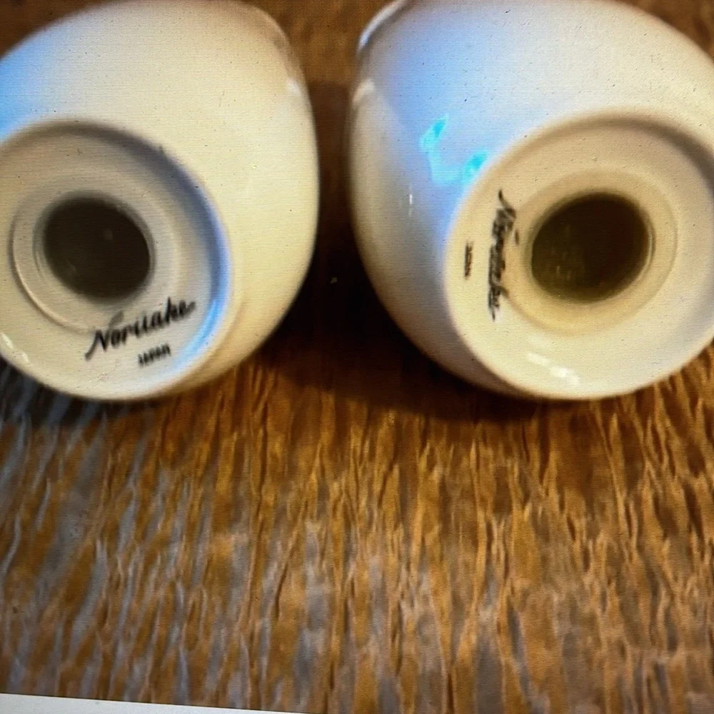 VTG Noritake Ivory Asian Song Salt and Pepper Shaker Set